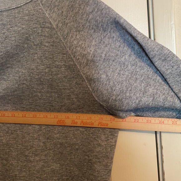 Vintage Discus Athletic Blank Pullover Sweatshirt Mens Size Large Gray USA Made - Picture 11 of 14